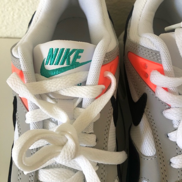 Womens Nike Air Max Correlate White/New Green/ Bright Mango/Black Size 7 - Picture 6 of 11